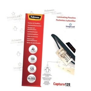 Fellowes pochettes &agrave; plastifier  A5 125m&micro; (100)