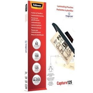 Fellowes pochettes &agrave; plastifier  A3 125m&micro; (100)