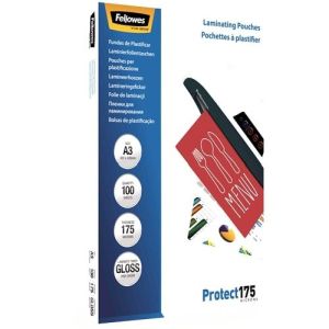 Fellowes 100 Pochettes de plastifica- tion A3 - 175 &micro;