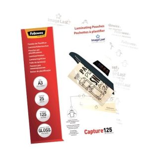 Fellowes Hoesjes A3 125m&micro; - 25 pi&egrave;ces