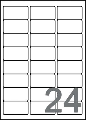 Avery J8159-10 adresetiketten ft 63,5 x 33,9 mm (b x h), 240 etiketten, wit