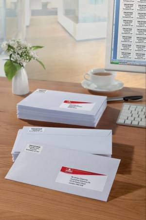 Avery J8163-10 adresetiketten ft 99,1 x 38,1 mm (b x h), 140 etiketten wit