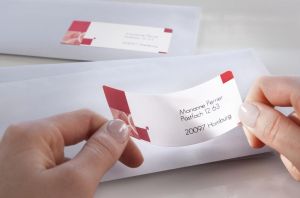 Avery J8651-10 mini etiketten ft 38,1 x 21,2 mm (b x h), 650 etiketten, wit