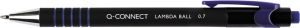 Q-CONNECT stylo Lambda, 0,7 mm, pointe moyenne, bleu