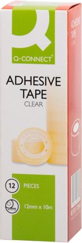 Q-CONNECT ruban adh&eacute;sif, PP, ft 12 mm x 10 m