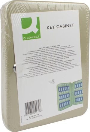 Q-CONNECT armoire &agrave; cl&eacute;s pour 36 cl&eacute;s gris