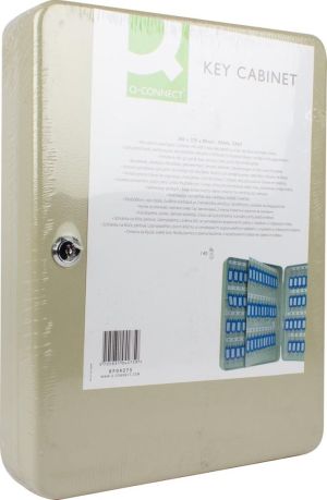Q-CONNECT armoire &agrave; cl&eacute;s pour 140 cl&eacute;s gris