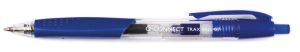 Q-CONNECT stylo, avec grip, pointe moyenne, bleu