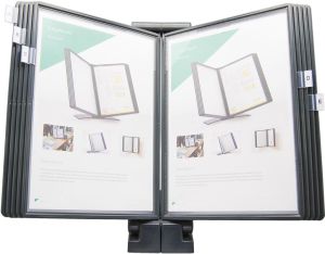 Q-CONNECT support de bureau Quickfind avec 10 pochettes