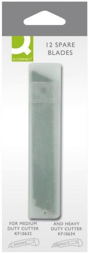 Q-CONNECT lames de rechange pour cutter, 18 mm, 12 lames