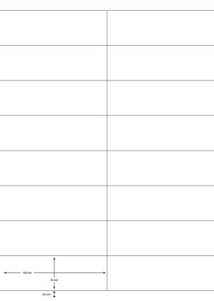 Q-CONNECT &eacute;tiquettes, blanc, coins carr&eacute;s, 105 x 35 mm, 100 feuilles, 16 &eacute;tiquettes par feuille