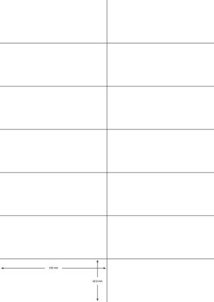 Q-CONNECT etiketten, wit, rechte hoeken, 105 x 42,3 mm, 100 vel, 14 etiketten per vel