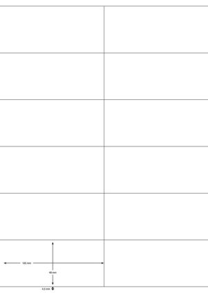 Q-CONNECT etiketten, wit, rechte hoeken, 105 x 48 mm, 100 vel, 12 etiketten per vel