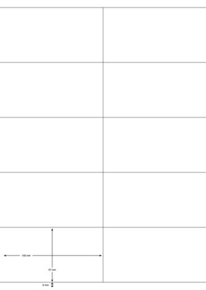 Q-CONNECT etiketten, wit, rechte hoeken, 105 x 57 mm, 100 vel, 10 etiketten per vel