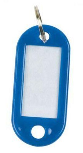 Q-CONNECT porte-cl&eacute;s, paquet de 10 pi&egrave;ces, bleu fonc&eacute;