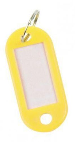 Q-CONNECT porte-cl&eacute;s, paquet de 10 pi&egrave;ces, jaune