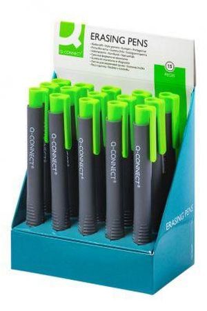 Q-CONNECT stylo gomme, noir/vert