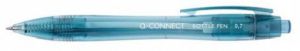 Q-CONNECT stylo Recyclage PET, 0,7 mm, pointe moyenne, bleu