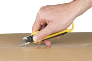 Q-CONNECT cutter de s&eacute;curit&eacute;, auto-r&eacute;tractable