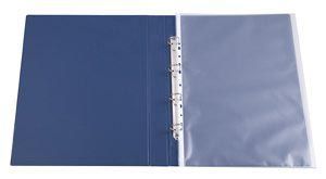 Q-CONNECT geperforeerde showtas, ft A3 portret, 11-gaatsperforatie, gekorreld, pak van 10 stuks