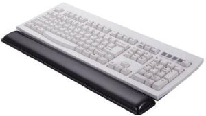 Q-CONNECT support de poignet antid&eacute;rapant transparent noir