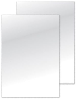 Q-CONNECT couvertures, ft A4, PVC, 200 micron, paquet de 100 pi&egrave;ces, transparent