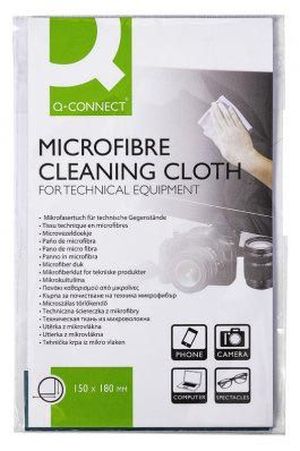 Q-CONNECT chiffon de nettoyage en microfibre, pour des installations techniques