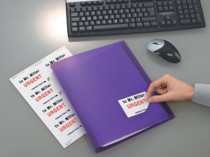 Avery L4743REV-25 afneembare etiketten ft 99,1 x 42,5 mm (b x h), 300 etiketten, wit