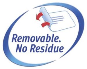 AVERY Badge autocollant, ft 63,5 x 29,6 mm, bo&icirc;te de 540 pi&egrave;ces, blanc