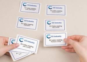 Avery L4785-20 badge adh&eacute;sif, ft 80 x 50 mm, bo&icirc;te de 200 pi&egrave;ces, blanc