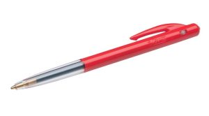 Bic balpen M10 Clic schrijfbreedte 0,4 mm, medium punt, rood