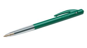Bic stylo bille M10 Clic, pointe moyenne, 0,4 mm, vert