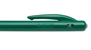 Bic stylo bille M10 Clic, pointe moyenne, 0,4 mm, vert