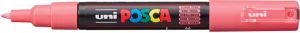 Uni POSCA paintmarker PC-1MC, 0,7 - 1 mm, koraalrood