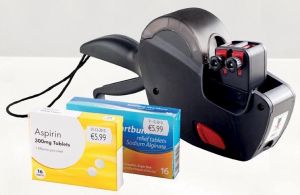 Avery PLP1626 etiketten voor prijstang permanent, ft 26 x 16 mm, 12 000 etiketten, wit