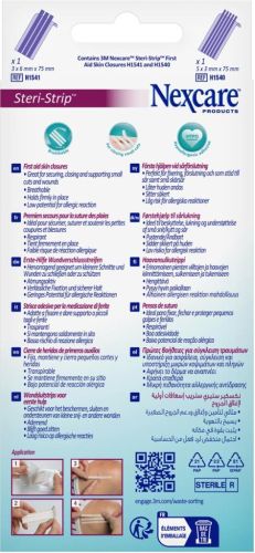 3M Nexcare sutures catan&eacute;es adh&eacute;sives, formats assortis, paquet de 8 pi&egrave;ces