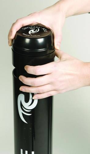 Rubbermaid cendrier Smokers' Pole, ft 10,2 x 107,9 cm, noir