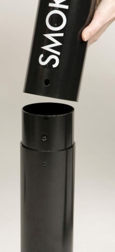 Rubbermaid cendrier Smokers' Pole, ft 10,2 x 107,9 cm, noir