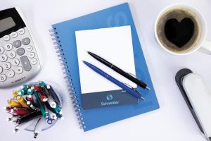 Schneider stylo bille K15, pointe moyenne bleu