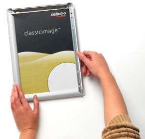 Cadre &agrave; face clipsable Deflecto, ft 240 x 327 x 12 (A4)