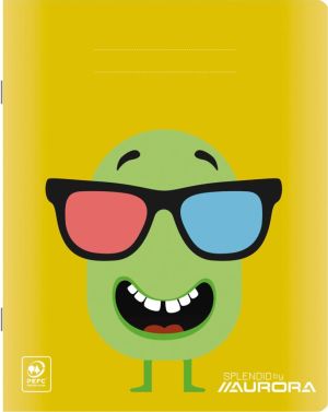 Splendid schrift, 48 bladzijden, ft 16,5 x 21 cm, gelijnd 8 mm