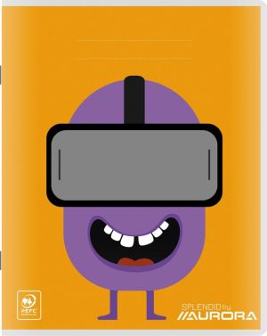 Splendid schrift, 48 bladzijden, ft 16,5 x 21 cm, gelijnd 8 mm