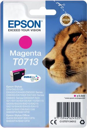 Epson cartouche d'encre T0713 magenta, 2