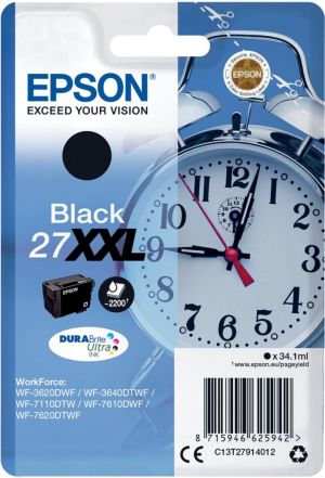 Epson cartouche d'encre 27XXL noir,2200 