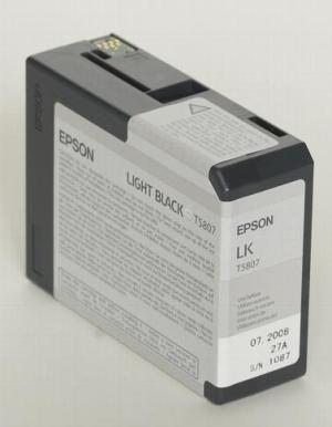Epson ink cartridge T580700 licht zwart