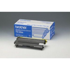 Brother toner, 2.500 pages, OEM TN-2000, noir