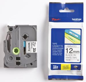 Brother linten voor P-Touch 12 mm,zwart/