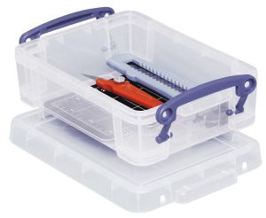 Really Useful Box 0,75 l, transparent