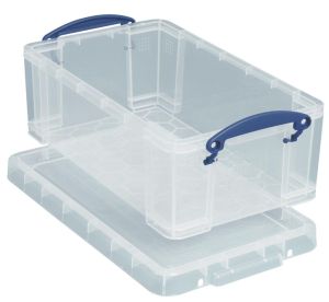 Really Useful Box bo&icirc;te de rangement 9 l, transparent