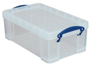 Really Useful Box bo&icirc;te de rangement 9 l, transparent